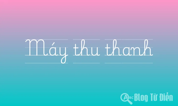 Máy thu thanh