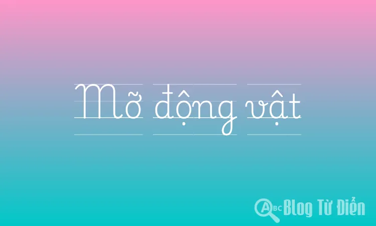 Mỡ động vật