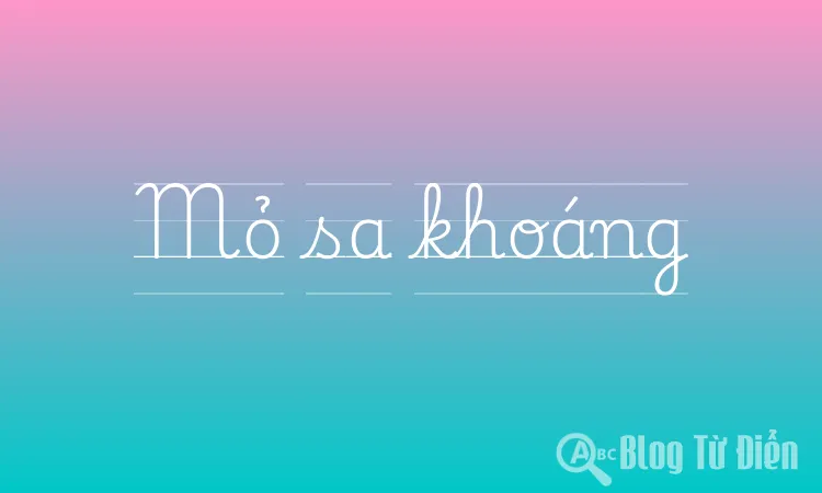 Mỏ sa khoáng