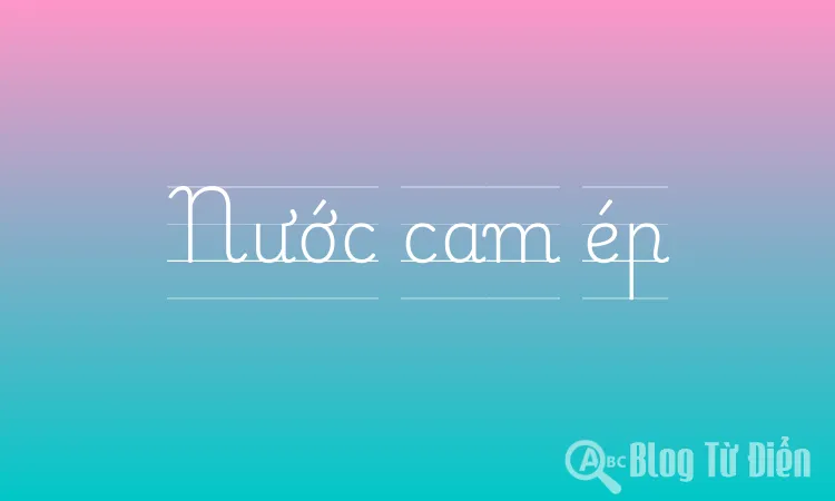 Nước cam ép