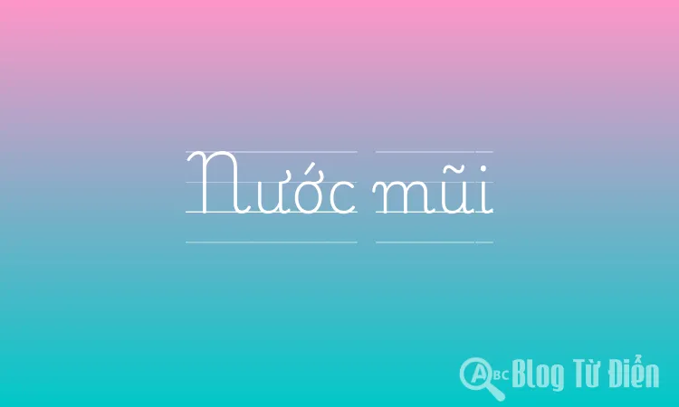 Nước mũi