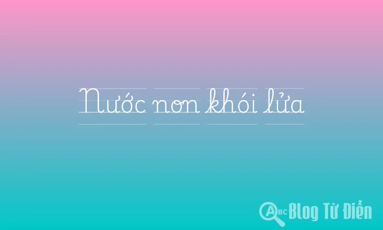 Nước non khói lửa
