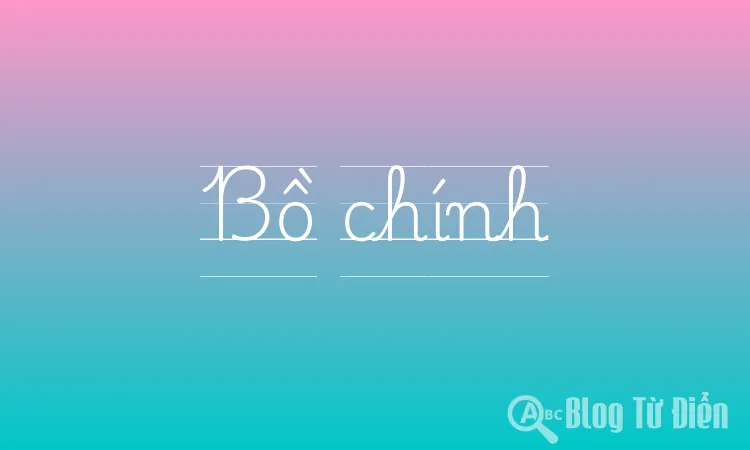 Bồ chính