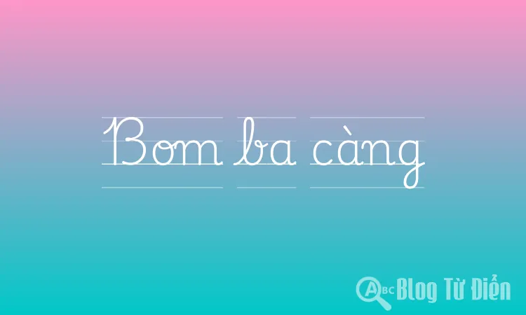 Bom ba càng