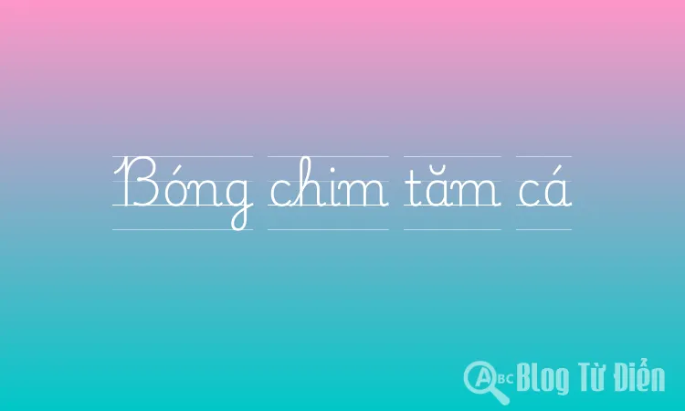Bóng chim tăm cá