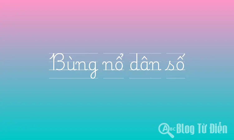 Bùng nổ dân số