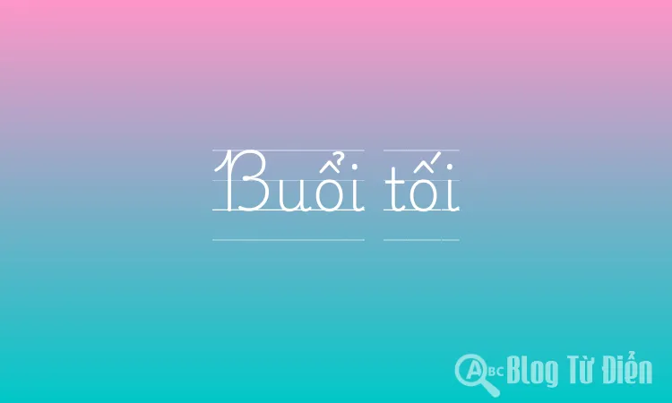Buổi tối