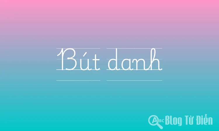 Bút danh