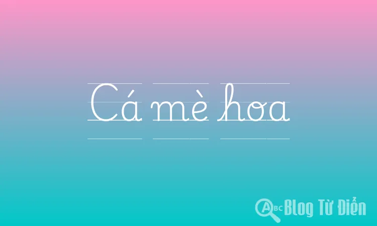 Cá mè hoa