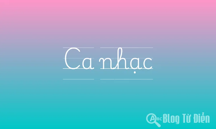 Ca nhạc