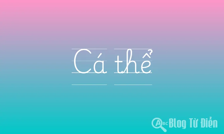 Cá thể