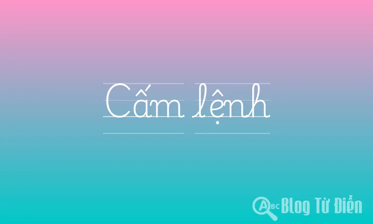 Cấm lệnh