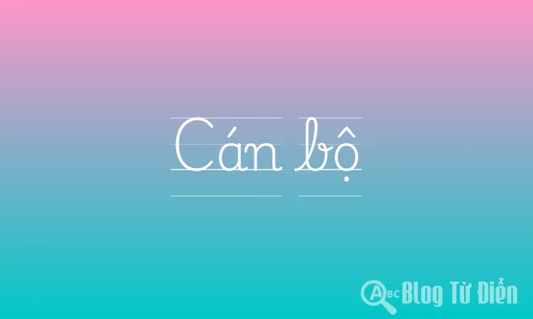 Cán bộ