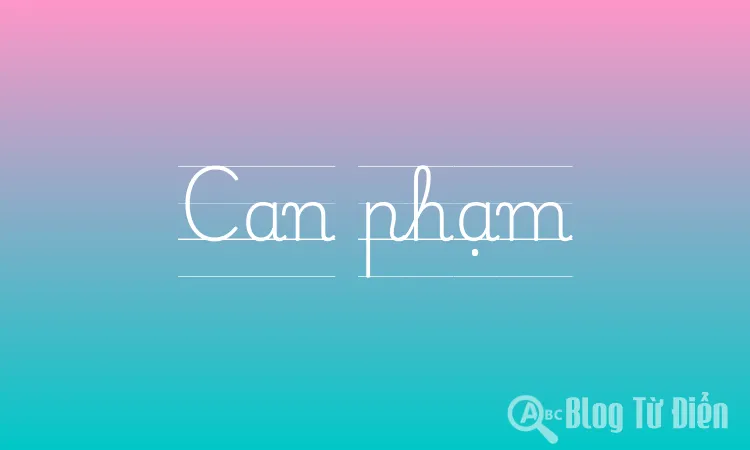 Can phạm