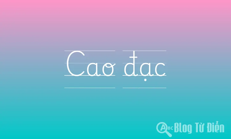 Cao đạc