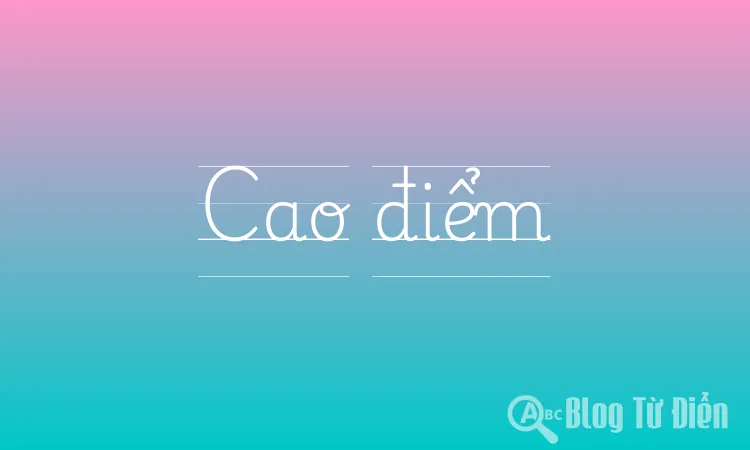 Cao điểm