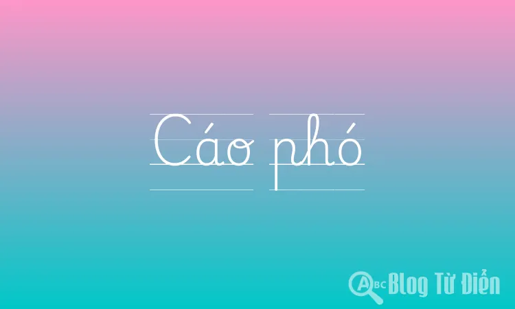 Cáo phó