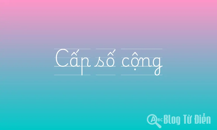 Cấp số cộng