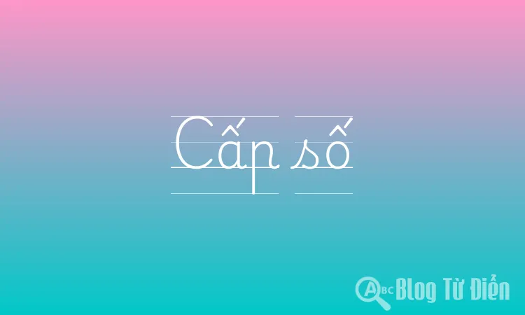 Cấp số