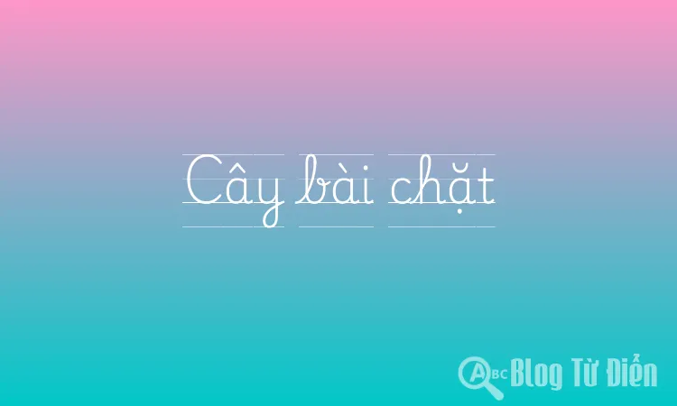 Cây bài chặt