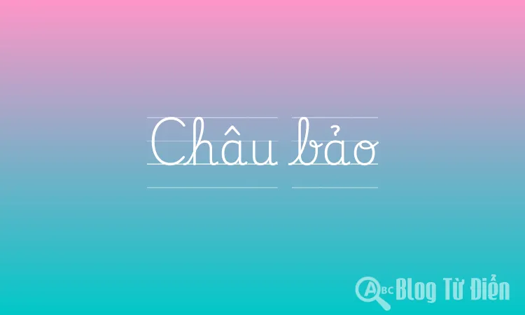 Châu bảo