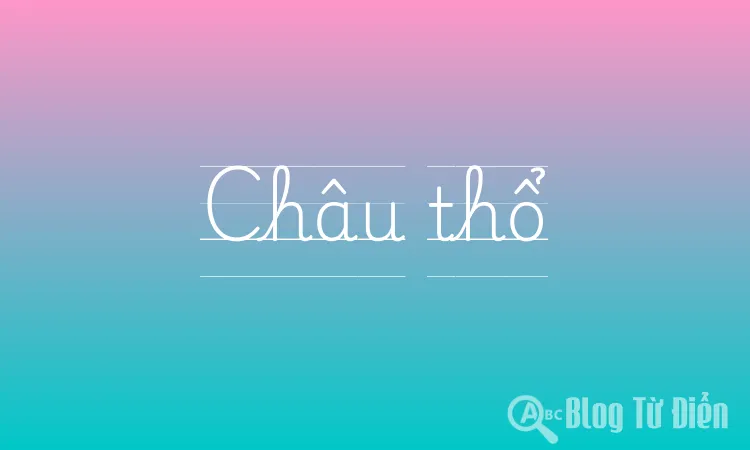 Châu thổ