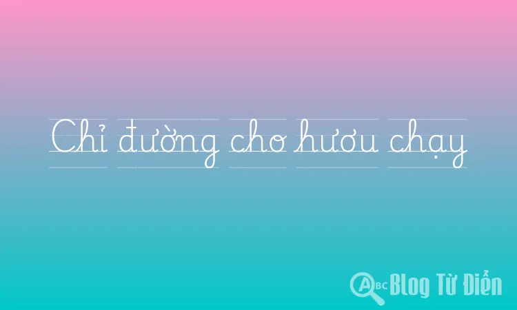 Chỉ đường cho hươu chạy
