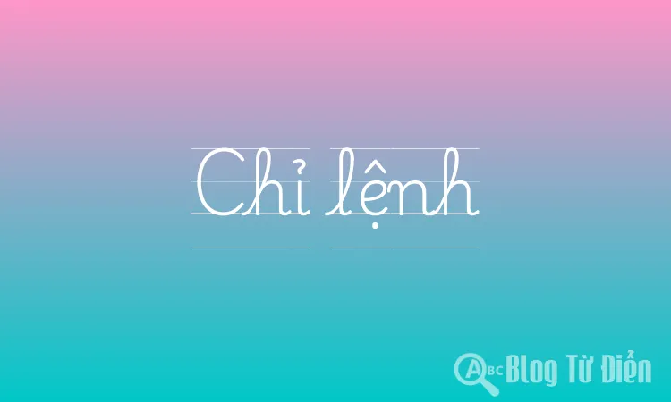 Chỉ lệnh