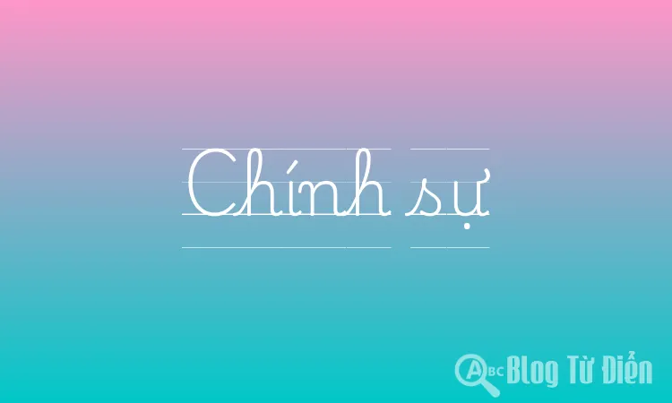 Chính sự