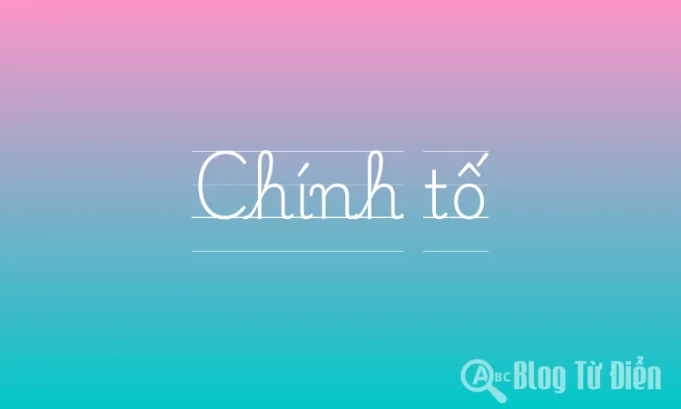 Chính tố