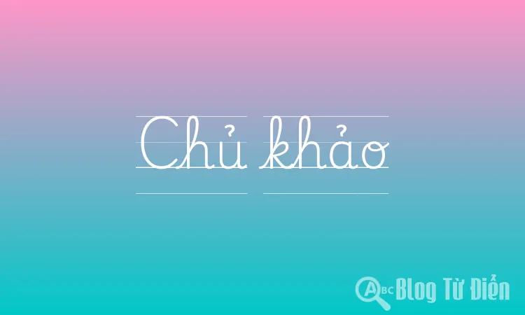 Chủ khảo