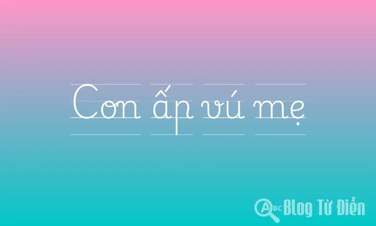 Con ấp vú mẹ