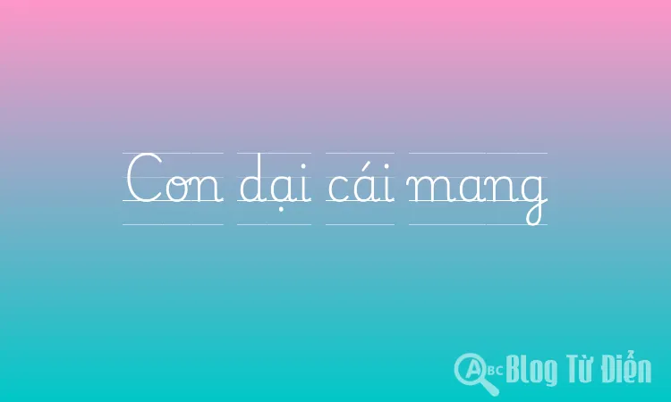 Con dại cái mang