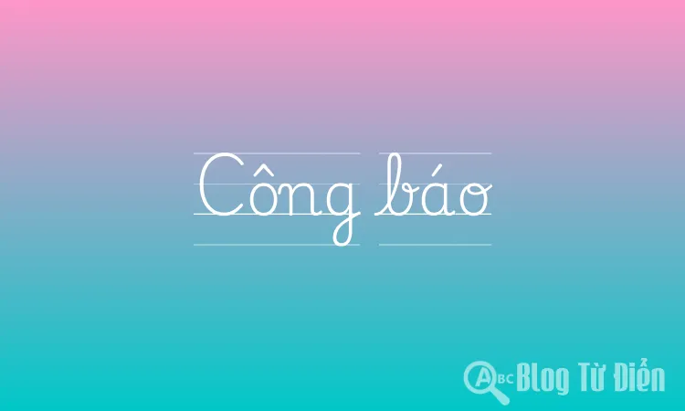 Công báo