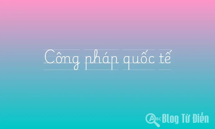 Công pháp quốc tế