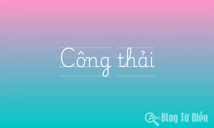 Công thải