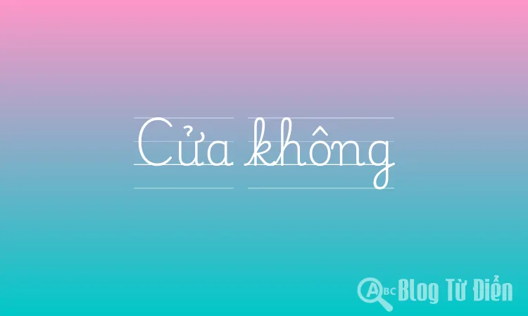 Cửa không