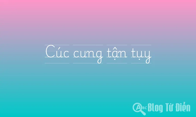 Cúc cung tận tụy