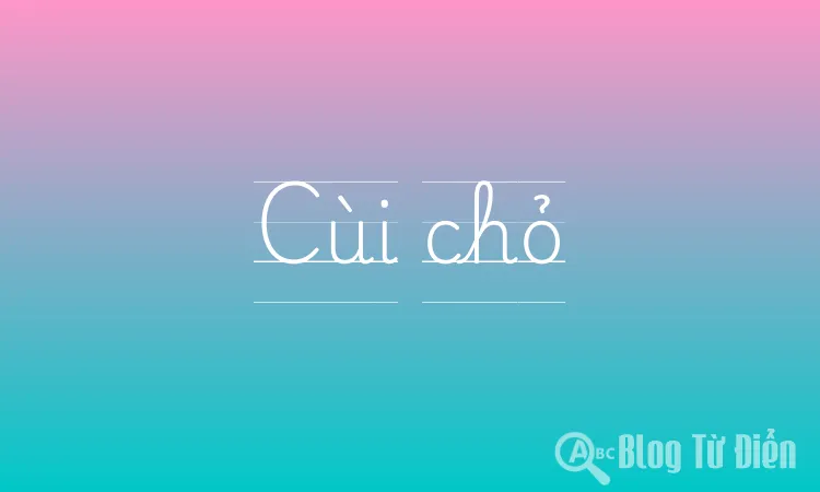 Cùi chỏ