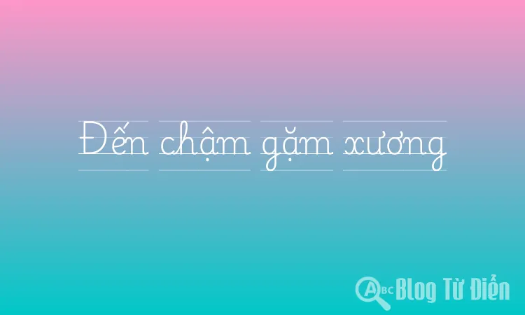 Đến chậm gặm xương