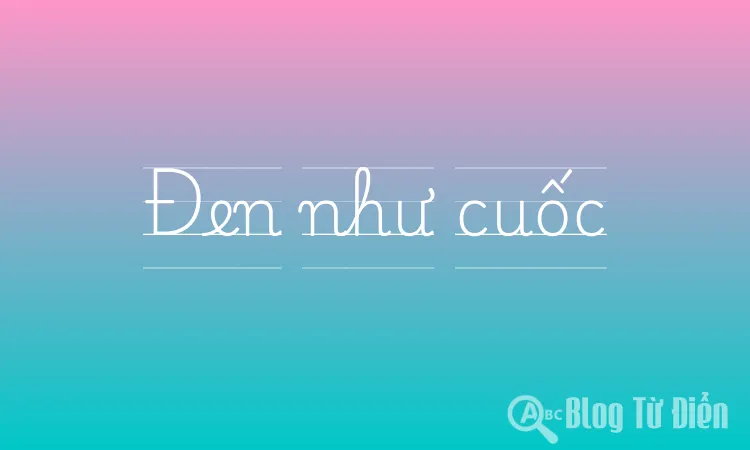 Đen như cuốc