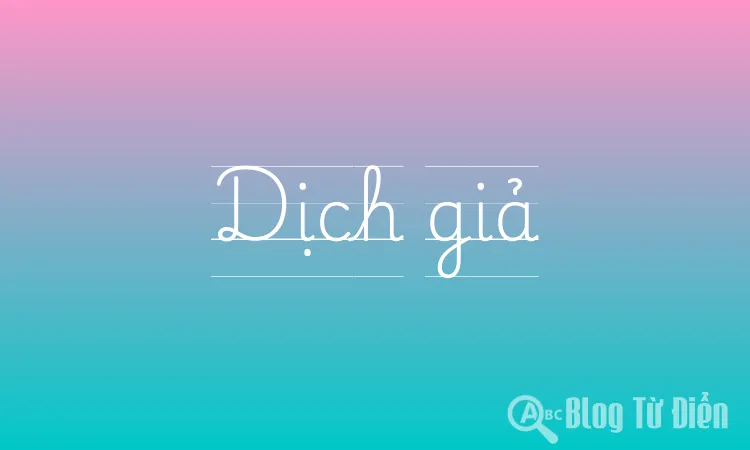 Dịch giả