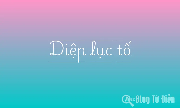 Diệp lục tố