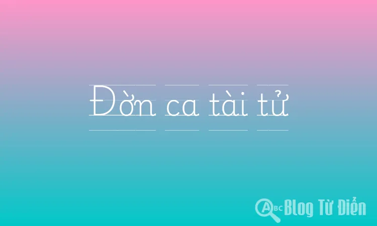 Đờn ca tài tử