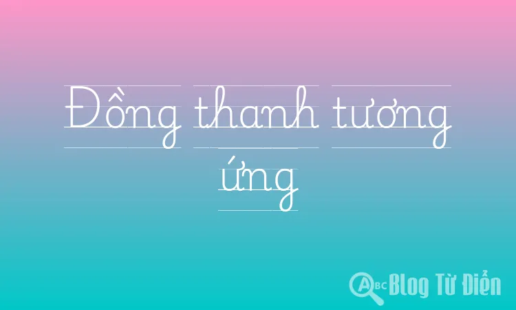 Đồng thanh tương ứng