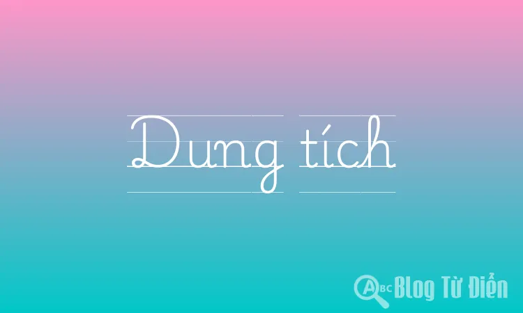 Dung tích