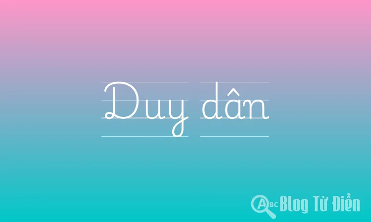 Duy dân