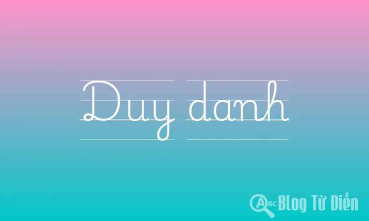 Duy danh