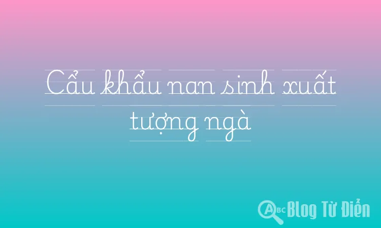 Cẩu khẩu nan sinh xuất tượng ngà