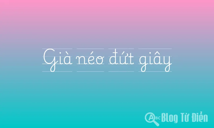 Già néo đứt giây